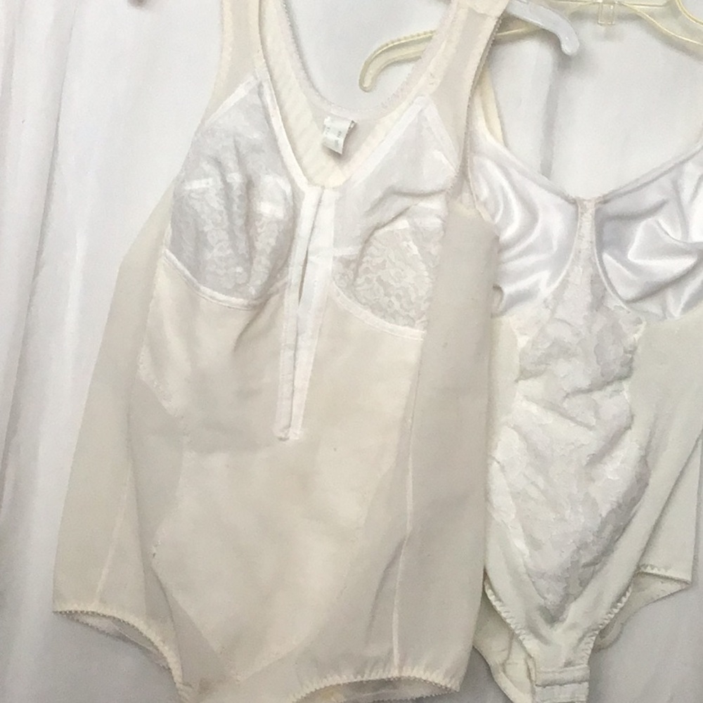 Olga Women's White Shapewear Bodysuit